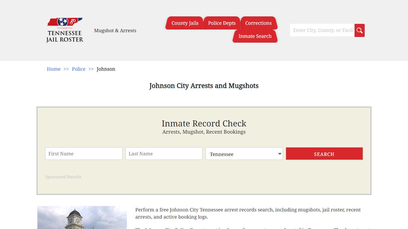 Johnson City Arrests and Mugshots | Jail Roster Search